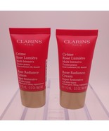 LOT OF 2 Clarins Rose Radiance Cream Super Restorative .5oz ea Sealed - $19.79