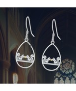 Squirrel Earrings Sterling Silver Dangle Drop Earrings Teardrop Jewelry ... - $1,946.21 MXN