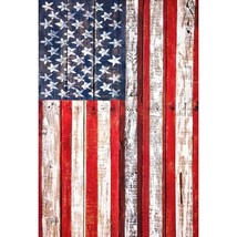 Toland Home Garden 1010383 American Fence Patriotic Flag 28x40 Inch Double Sided - £25.57 GBP