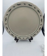 Longaberger Holly Christmas Pattern Pottery 14” Chop Plate Round Platter - $58.41