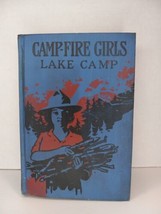Vintage 1918 Campfire Girls Lake Camp Hardcover Book Searching For New Benson - £12.65 GBP