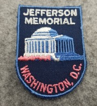 VTG Jefferson Memorial Washington DC USA Embroidered Patch Souvenir Blue... - $8.99