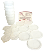 Vintage Tupperware Jel-ette Set Dessert Molds Set of 6 - €16,21 EUR