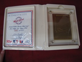 Ken Griffey Jr Seattle Mariners Highland Mint L/E Bronze Topps 1992 Mint... - $39.59
