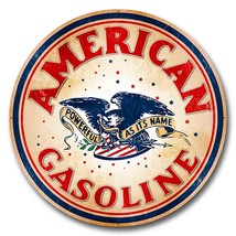 American Gasoline 42&quot; Round Metal Sign - £306.80 GBP