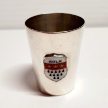 VTG SOLID 925 Sterling Silver Colorful Enamel Koln Cologne Region Shot G... - £29.61 GBP