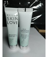 2-PK BECCA SKIN LOVE BRIGHTEN AND BLUR PRIMER 0.5 OZ SEALED W/ GLOW NECT... - $251.94 MXN
