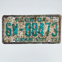 1973 United States Florida Sunshine State Passenger License Plate 6W-88473 - €9,25 EUR