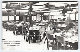 Ghost Town Dining Room Knott&#39;s Berry Place Buena Park Ca. RPPC Photo Postcard - £11.14 GBP