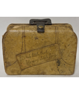 Vintage Miniature Traveling Bar Suitcase Set, Drink Little Ye Make Drink... - $565.28 MXN