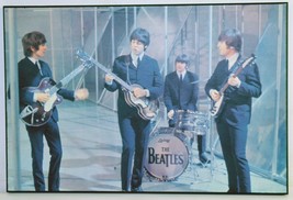 Vintage Photo Print Laminated Souvenir THE BEATLES In Concert 9&quot; x 6&quot; - £11.80 GBP