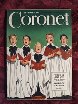 Coronet December 1948 Giant Angus Macaskill Christmas Sheilah Beckett Ny Fashion - £7.18 GBP