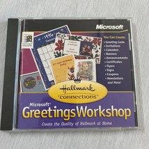 Microsoft Greetings Workshop (CD-ROM, 1996) Hallmark PC Software for Win... - $5.93