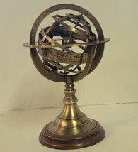 Medium Armillary, Antique Finish Vintage Solid Brass 6&quot; Armillary Sphere... - £44.19 GBP