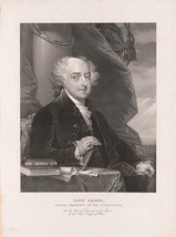 8&quot; X 10&quot; Matted Photograph Of John Adams, A Historical Work Of Art From 1828 - £35.93 GBP