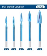 Holzgravierbohrer 5-teilig Stahl Vollhartmetall Schleifen Grat Set Bohren - €16,92 EUR