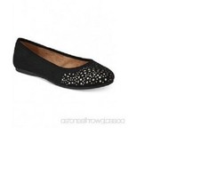 Style Co Averlay Studded womens Flats Black 5M - £30.97 GBP