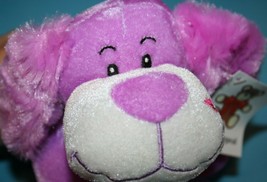 Mardi Gras Plush Appeal Purple Dog 10&quot; Kiss Me Valentine Soft Toy Stuffe... - £10.04 GBP