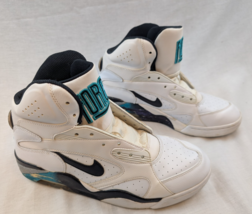 Size 10 Nike Air Force 180 Mid White Grey Emerald MISSING laces, inner s... - $1,663.68 MXN