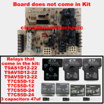 Repair Kit 62-24084-01 / 62-24084-02 Rheem Ruud Furnace Control Board Repair Kit - £43.16 GBP