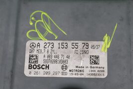 07 Mercedes M273 5.5L V8 Engine Computer ECU PCU PCM A2731535579, ESL & KEY /FOB image 2