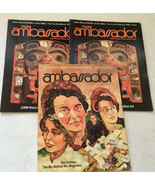 TWA ambassador the trans world  vintage magazine 3 issue lot May 1974 Se... - $19.75