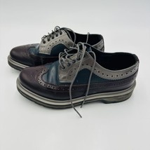 Dr Marten Women&#39;s Shoes Size 6 Spectra Patent Wingtip Eyelet Brogue Oxfo... - $129.97