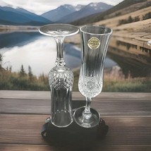 Set Of 2 Vintage CRISTAL d’ARQUES Longchamp 5 oz Lead Crystal CHAMPAGNE ... - $33.50