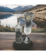 Set Of 2 Vintage CRISTAL d’ARQUES Longchamp 5 oz Lead Crystal CHAMPAGNE ... - $33.50