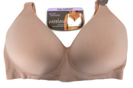 Secret Treasures Bra 38DDD Full Support Wireless Seamless Bra Beige Soft NWMD - £6.76 GBP