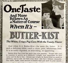 1916 Butter Kist Popcorn Holcomb and Hoke Advertisement Snacks DWMYC3 - £11.79 GBP