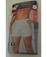 Two Roundtree and Yorke Knit 100% Cotton Knit boxer briefs Size 40 Coral... - $18.76