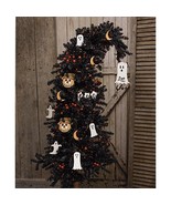 Bendable Black Alpine Tree, 6ft Halloween Porch Decor  - $199.95