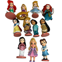Disney Animators Collection Mini Princess Lot of 11 PVC 3&quot; Figures Dolls - £19.93 GBP