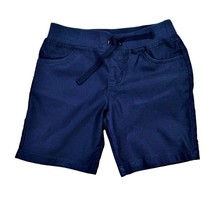 French Toast Navy Blue Uniform Shorts  Girl&#39;s Size 8 Drawstring Elastic Waist - £4.59 GBP