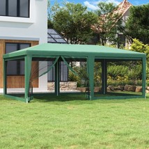  Party Tent Green HDPE (high-density polyethylene) with coating - $3,963.27 MXN