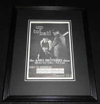 1963 Ames Brothers Show Framed 11x14 ORIGINAL Advertisement - £27.45 GBP