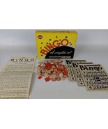 Vintage 1950&#39;s BINGO GAME by Milton Bradley, Classic Family Game - £14.45 GBP