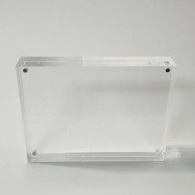 Frameless Magnetic 6&quot; x 8&quot; or 8&quot; x 6&quot; Clear Acrylic Photo Frame 2 Available - £11.86 GBP