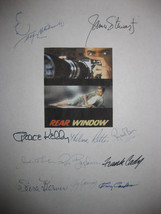 Rear Window Signed Film Movie Screenplay Script x11 Alfred Hitchcock James Stewa - £15.94 GBP
