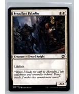 MTG Card 38 Adventures in the Forgotten Realm Steadfast Paladin Dwarf Kn... - £0.77 GBP