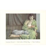 LUCIAN FREUD Girl with a White Dog 23.75" x 31.5" Offset Lithograph 1994... - $299.97