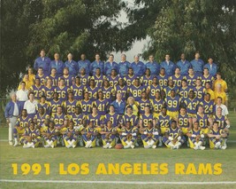 1991 LOS ANGELES RAMS 8X10 TEAM PHOTO FOOTBALL NFL PICTURE LA - £3.95 GBP