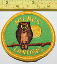 Girl Guides Milnes Landing Owl Sooke BC Canada Badge Label Patch - $11.46