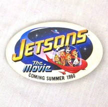 Jetsons The Movie Coming Summer 1990 Promo Pinback Button - £9.72 GBP