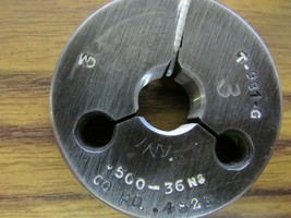 Go Thread Ring Gage Set .500&quot;-36 NS - $54.45