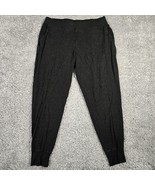 Eileen Fisher Womens Pull On Joggers Medium Charcoal Gray Stretch Pants - $59.95