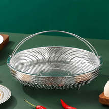 Stainless Steel MultiPurpose Steamer Basket with Handle - £16.37 GBP