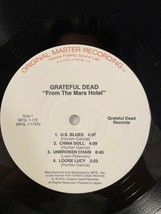 Grateful Dead From Mars Hotel LP Mobile Fidelity Sound Lab ‎MFSL 1-172 EX/VG+ - £102.86 GBP