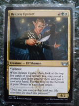 Brazen Upstart Magic The Gathering Streets Of New Capenna 169 MTG Elf Sh... - $1.68